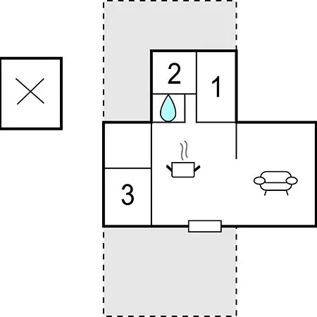 Σπίτι διακοπών 2 Bedroom Gorgeous In
